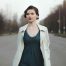 Stylish Woman Walking in the Street 1